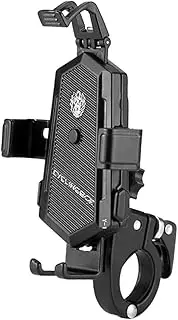 MUCKLILY Aluminium Alloy Mobile Phone Bracket for Motorbikes Bike Phone Holder Durable and Cellphone Support Easy Installation for Cyclists