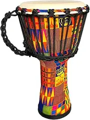 RUOSWTE 8-inch Djembe Drum, West African Style Hand Drum，Drum Circles,Percussion Music Bongo Drum，Music Healing Instrument