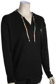 O'Neill Print Women's Surf Hoody - Black / Mikah Floral - New