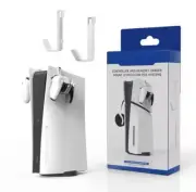 PS5 Controller Stand 2pcs DualSense & Headset Holder for PS5 Slim/Digital Editio