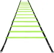 Agility Ladder with Carry Bag - Hurdle Training Equipment for Quick Foot Exercis