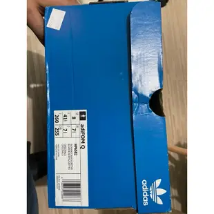 現貨 正貨 愛迪達 Adidas adiFOM Q 白黑26cm 洞洞鞋 襪套鞋 兩穿鞋hp6582