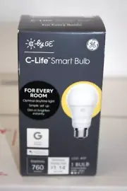C by GE - C-Life A19 Bluetooth Smart LED Light Bulb - White