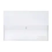 Marbig Polypick Foolscap Document Wallet Clear
