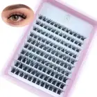 Mixed Length Individual Lashes Wispy Fluffy False Eyelashes at Home