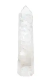 Clear Quartz Crystal Point, Natural Clear Quartz Crystal Tower from Brazil #37