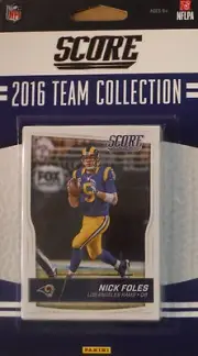 Los Angeles Rams 2016 Score Factory Team Set Gurley Jared Goff Rookie Card 332