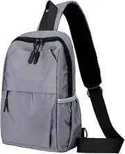 [kowaku] Men's Chest Bag Chest Pack Shoulder Bag Casual Daypack for Biking Camping Outdoor