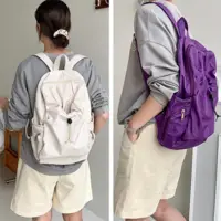 在飛比找momo購物網優惠-【LEEHER】韓國包包/雙肩包/學生包包/後背包/書包/百