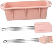 iplusmile 3Pcs Baking Brush Silicone Cake Random Color Non Stick Easy to Clean Food Grade Silicone Tools for Baking Needs Versatile Cake Cream Scraper Kit