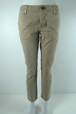 NEW J BRAND CHINO INEZ Low Rise PANTS Woman SZ 27 VINTAGE MOCCASIN DARK KHAKI D
