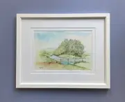 “Tate Gully”, Pinjarra, Western Australia. Framed Original Watercolour Painting
