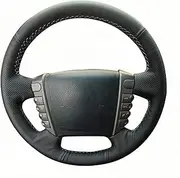 Hand-Stitched Car Steering Wheel Cover,for SsangYong Kyron ACTYON Rexton W Rodius,Microfiber Leather Steering Wheel Protector Wrap Accessories