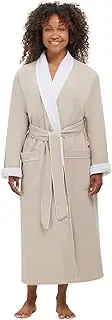 Terry Lined Microfiber Hotel Robe - Luxury Spa Bathrobe Monarch