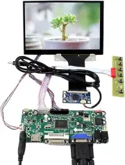 VSDISPLAY 7" 7inch 1280x800 IPS LCD Screen N070ICG LD1 with HD-MI VGA DVI LCD Co