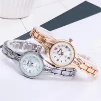 在飛比找蝦皮購物優惠-外貿韓國時尚潮流學生手鍊手錶女簡約鑽石手鍊手錶