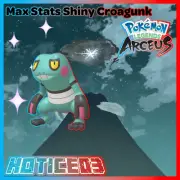 Pokemon Legends: Arceus Shiny Croagunk Max Stats