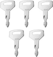 5PCS K250 Ignition Keys Compatible with Case Mini Excavator Compatible with Kawasaki Loader Compatible with Kobelco Excavator