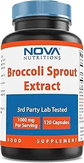 Broccoli Sprout Extract 1000 mg 120 Capsules by Nova Nutritions
