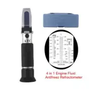 Optical 4 in 1 Engine Fluid Refractometer Propylene Ethylene Glycol Car Cleaning