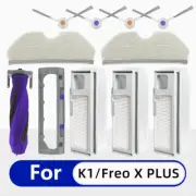 Replacement Parts for NARWAL K1 Freo X Plus Robot Vacuum Cleaner Brush Mop Bags