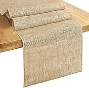 Letjolt Burlap Table Runner 72 Inches Long Farmhouse Table Runner Jute Runner Retro Style Table Decoration