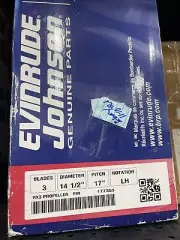 Genuine OMC 177353, 0177353 , PROP 14.5 X 17 LH R X3