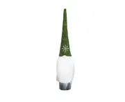 C251 2PCS Christmas Faceless Elderly Red Wine Bottle Holder Christmas Restaurant Party Decorations for Christmas Decor