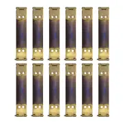12Pcs Metal Internal Flex Frame, 7cm/2.8" Purse Frame Handbag Hinges, Bronze