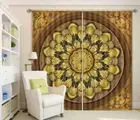 Noble Water Lotus Table 3D Curtain Blockout Photo Printing Curtains Drape Fabric