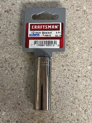 Craftsman 12mm Deep Socket 1/4" Drive 6 Pt 45913 New
