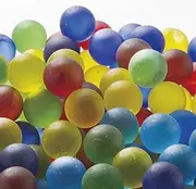 Matsuno Hobby F2334 Glass Ball, Made in Japan, 0.7 inches (17 mm), Frost Mix, 1 Bag (260 Beads)