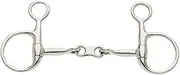 Lorina French Link Hanging Cheek Snaffle (UK Size: 6in) (Silver)