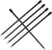 CIYODO 5pcs Remote Control Antenna Rc Car Antenna Vehicle Antenna Flexible Small Antenna Short Car Radio Antenna Remote Control Crawler Drone Antennas Simulation Antenna Plastic Black