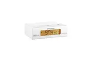 Sangean RCR5 AM FM 17cm Digital Tuning Clock Radio Timer Alarm Stereo White