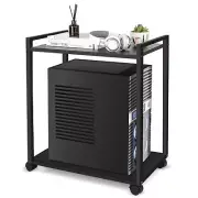 Liitrton Computer Tower Stand 2-Tier CPU Stand PC Stand with Lockable Wheels ...