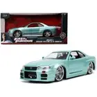 32608 Jada Toys. FAST & FURIOUS. 1:24 Bria 2002 Nissan Skyline GTR R34. DieCast.