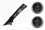 SAAS pillar pod boost/pyro oil/water temp gauges for Toyota Hilux 2015-2021
