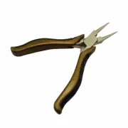 Round Nose Pliers Stringing Tool Create Piano Wire Loop Soft Grip Handle- 4-1/2"