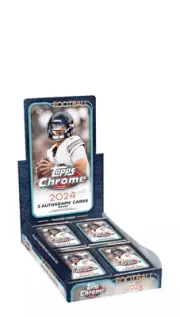 2024 Topps Chrome NFL Football SEALED Hobby Box RCs Autos PRESALE CONFIRMED Now