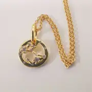 Zodiac Necklace-60cm pandora Golden Plated Pisces