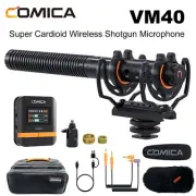 Comica VM40 Super Cardioid Wireless Shotgun Microphone for Camera Smartphone PC