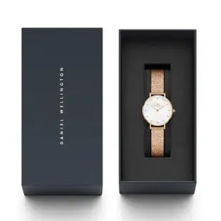 【Daniel Wellington】Petite Lumine 貝母盤麥穗鋼琴錶-冰川白28mm(DW00100590)