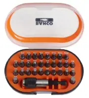 Bahco DRIVER BIT SET 59S/31-1 31Pcs Hexagon, Phillips, Pozidriv, Slotted, Torx