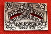 OUIJA BOARD Pin/Brooch *Moveable Piece*