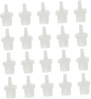 50Pcs Eyelash Glue Bottle Plugs Durable and Practical Lash Glue Tips for Professional and Home Use Compatible with Various Glue Bottles Essential for Lash Extensions and Crafts