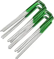 Prime Turf Synthetic Artificial Grass 100pcs Pins Fake Lawn Turf Weed Mat Pegs