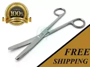 STAINLESS STEEL OPERATING SCISSORS BLUNT BLUNT 6.5" CURVED SURGICAL INSTRUMENT