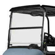 RedDot DOT AS4 AS5 Clear Fold Down Golf Cart Windshield for E-Z-GO RXV 2008-2023