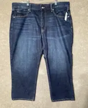 Old Navy Women Jeans Size 16P Slouchy Straight Button Fly Secret Slim Pocket NEW